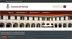Desktop Screenshot of comune.parona.pv.it